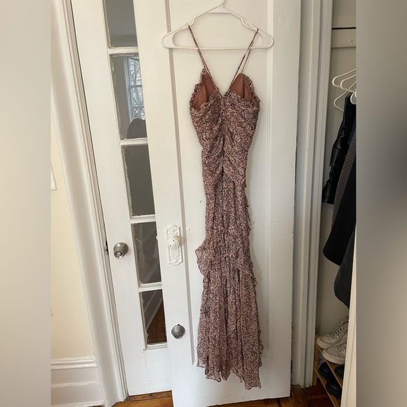 Shona Joy Cynthia Ruched Frill Maxi Sleeveless Dress - Picture 6 of 7